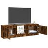 vidaXL TV-Schrank mit LED-Leuchten R&auml;uchereiche 120x30x36 cm