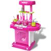 vidaXL Spielk&uuml;che mit Licht und Soundeffekten Rosa