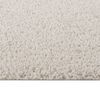vidaXL Teppich Shaggy Hochflor Creme 80x150 cm