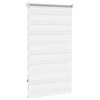 vidaXL Zebra-Rollo 70,9 x 120 cm, Stoffbreite 66,7 cm, Wei&szlig;