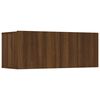 vidaXL TV-Schr&auml;nke 4 Stk. Braun Eichen-Optik 80x30x30 cm Holzwerkstoff