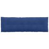 vidaXL R&uuml;ckenkissen Polizeiblau 160 x 50 cm Cordstoff