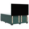 vidaXL Boxspringbett mit Matratze Dunkelgr&uuml;n 140x190 cm Samt