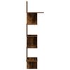 vidaXL Wand-Eckregal R&auml;uchereiche 32x32x127,5 cm Holzwerkstoff