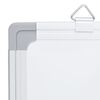 vidaXL Magnetisches Whiteboard 60x30x1,7 cm Aluminium