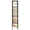 vidaXL B&uuml;cherregal Sonoma-Eiche 160x28,5x136,5 cm Holzwerkstoff