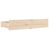 vidaXL Bett mit Schubladen 135x190 cm