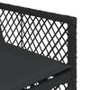 vidaXL Gartenst&uuml;hle mit Kissen 4 Stk. Schwarz Poly Rattan