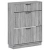 vidaXL Schuhschrank HOORN 78 x 24 x 100 cm Holzwerkstoff Sonoma-Grau