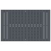 vidaXL Garten Essgruppe 9 pcs Anthrazit Stahl