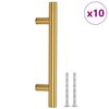 vidaXL M&ouml;belgriffe 10 Stk. Golden 96 mm Edelstahl