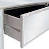 vidaXL Verspiegelter Schminktisch mit Hocker MDF und Glas