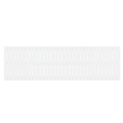vidaXL Wand-Kopfteil Weiß 204x3x60 cm Massivholz Kiefer