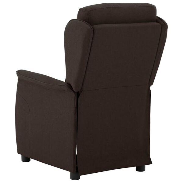 vidaXL Liegestuhl Dunkelbraun 66,5 x 94 x 101,5 cm Polyester