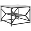 vidaXL Couchtisch Graues Sonoma 51 x 50 x 40 cm
