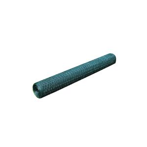 vidaXL Drahtzaun mit PVC-Beschichtung 25x0,5 m Gr&uuml;n