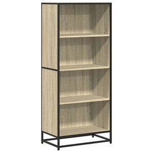 vidaXL B&uuml;cherregal Sonoma-Eiche 60x35x139 cm Holzwerkstoff