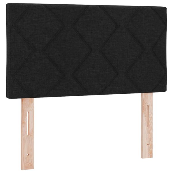 vidaXL Kopfteil Schwarz 80 cm Stoff