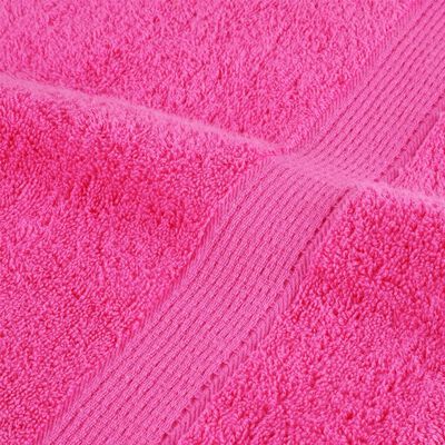 vidaXL Premium-Handtücher SOLUND 4 Stk. Rosa 100x200 cm 600 g/m²