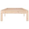 vidaXL Massivholzbett 75x190 cm