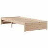 vidaXL Bettgestell mit Kopfteil ohne Matratze 90x190 cm