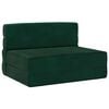 vidaXL Klappsofa Bett Dunkelgr&uuml;n 190 x 100 x 15 cm Samt