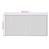 vidaXL Teppich Rechteckig Braun 100x200 cm Bambus