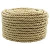 vidaXL Bootsseil 12 mm 100 m Natur