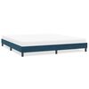 vidaXL Bettgestell ohne Matratze Dunkelblau 200x220 cm Samt