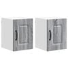 vidaXL Geschirrsp&uuml;lerfront Kalmar 2 pcs Graues Sonoma 30 x 31 x 40 cm
