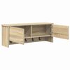vidaXL Wandmontierter nachttisch mit T&uuml;r Sonoma-Eiche 80 x 20 x 30 cm