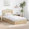 vidaXL Aufbewahrungsbett Sonoma-Eiche 90 x 190 cm Holzwerkstoff