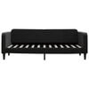 vidaXL Tagesbett Ausziehbar mit Schubladen Schwarz 80x200 cm Samt