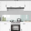 vidaXL K&uuml;chenr&uuml;ckwand 2 pcs Wei&szlig; 90 x 40 cm Geh&auml;rtetes Glas