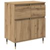 vidaXL Sideboard Artisan-Eiche 60 x 35 x 70 cm Verbundholz und Eisen