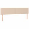 vidaXL Boxspringbett Matratze Cappuccino-Braun 120x190 cm Kunstleder