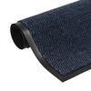 vidaXL Schmutzfangmatten 2 Stk. Rechteckig Getuftet 80x120cm Blau