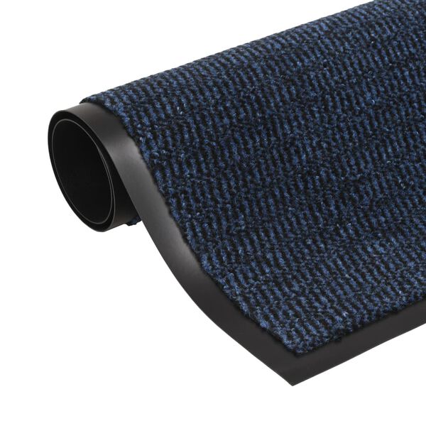 vidaXL Schmutzfangmatten 2 Stk. Rechteckig Getuftet 80x120cm Blau