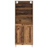vidaXL Highboard Altholz 69,5 x 34 x 180 cm Holzwerkstoff