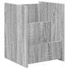 vidaXL Magazinregal Sonoma-Grau 35 x 35 x 45 cm Holzwerkstoff