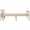vidaXL Seniorenbett mit Kopfteil 75x190 cm Massivholz Kiefer