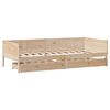 vidaXL Tagesbett mit Schubladen 80x200 cm Massivholz Kiefer