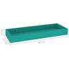 vidaXL Loggia Wandregale 4 Stk. Blau 40x15x4 cm MDF