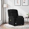 vidaXL Massagesessel Elektrisch Schwarz Stoff