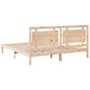 vidaXL Massivholzbett Extra Lang ohne Matratze 180x220 cm