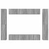 vidaXL 10-tlg. TV-Schrank-Set Grau Sonoma Holzwerkstoff