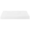 vidaXL Schweberegal Hochglanz-Wei&szlig; 40x23x3,8 cm MDF