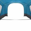 vidaXL Caravan Zelt mit Dach mit Speicher Blau 410 x 275 x 245 cm