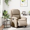 vidaXL Relaxsessel Elektrisch Cappuccino-Braun Kunstleder