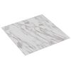 vidaXL Selbstklebende Bodenplanken Wei&szlig; und Braun 30,5 x 30,5 cm